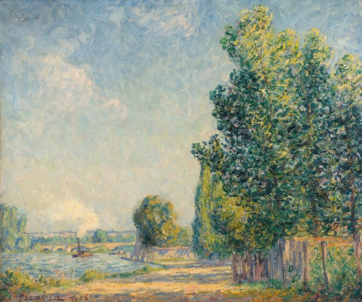 Início do outono, Villeneuve-sur-Yonne de Francis Picabia