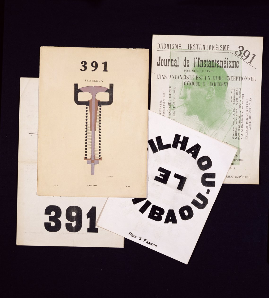 Montagem dadaísta (colagem) de Francis Picabia