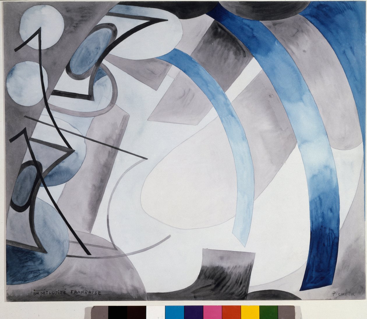 Impetuosidade francesa (óleo sobre tela) de Francis Picabia