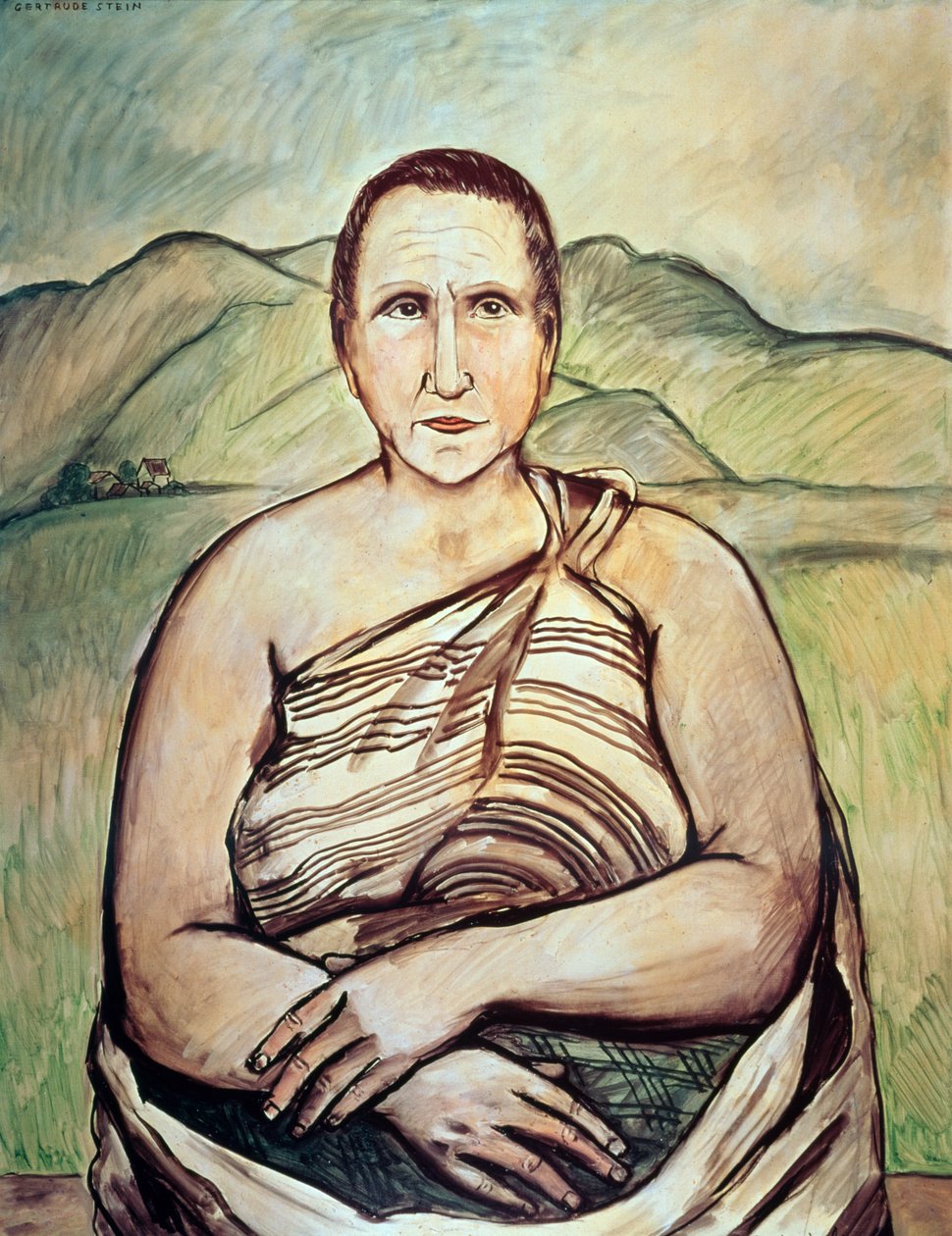 Gertrude Stein (1874-1946) (óleo sobre tela) de Francis Picabia