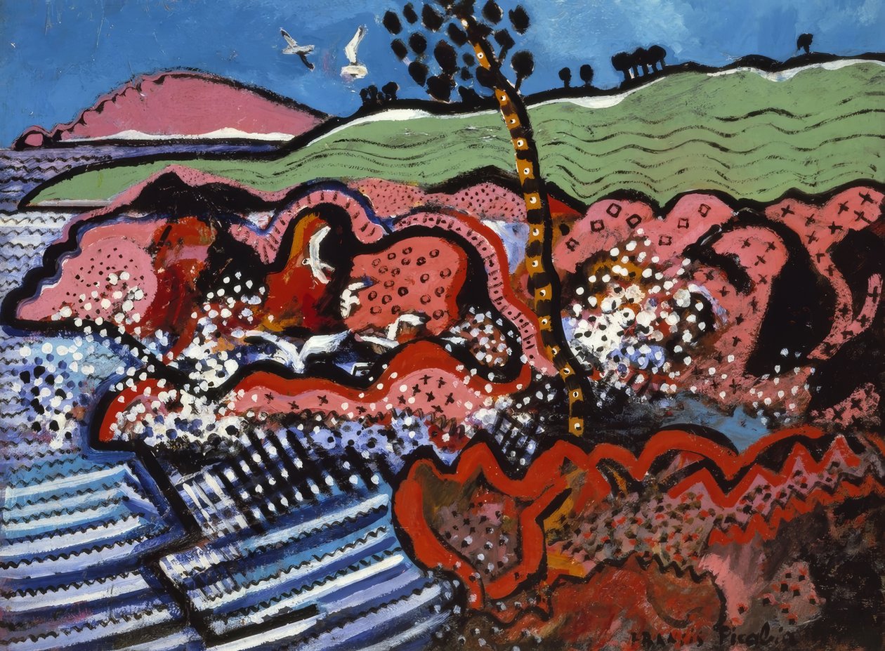 Os Rochers de St Monorat de Francis Picabia