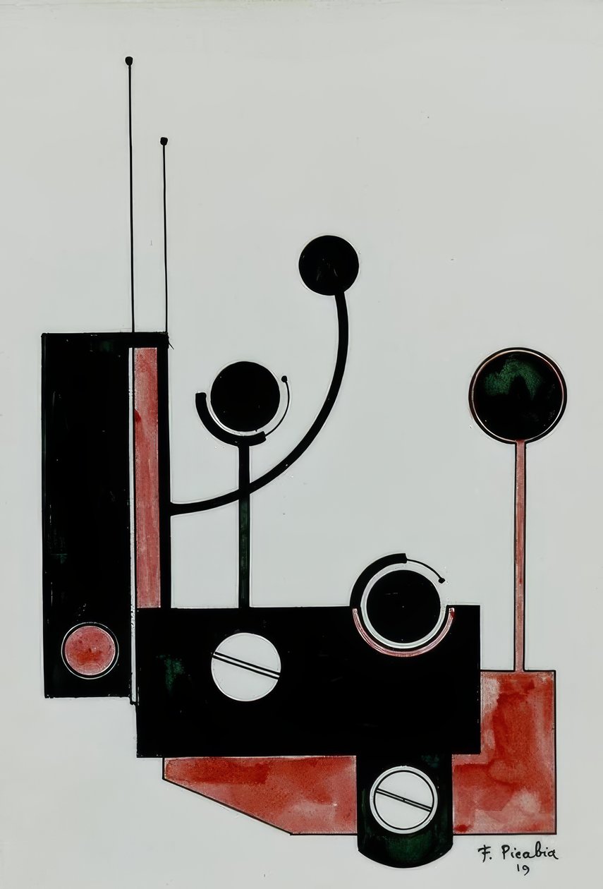 Composição Mecânica II de Francis Picabia