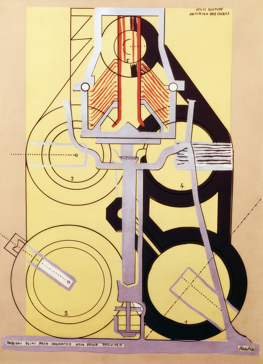 Pequena solidão entre os sóis de Francis Picabia