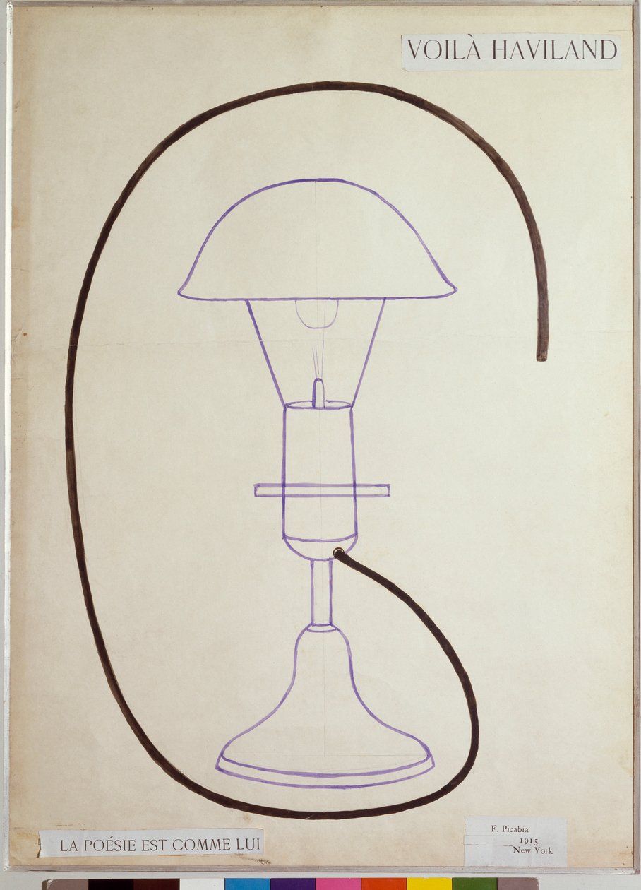 A poesia é como ele (Desenho de Francis Picabia