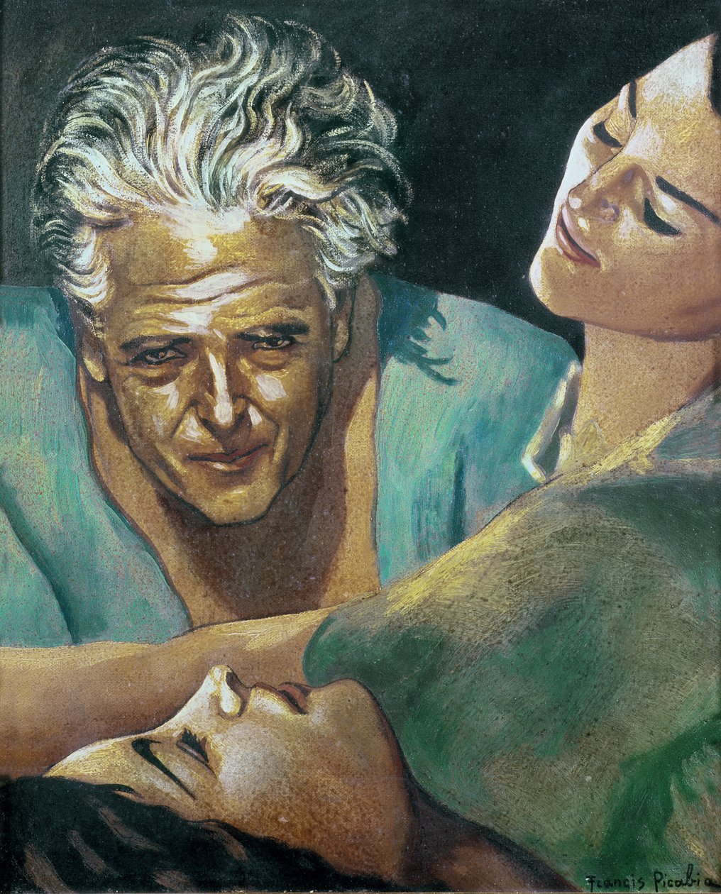 Autorretrato, c.1940 (óleo sobre tela) de Francis Picabia