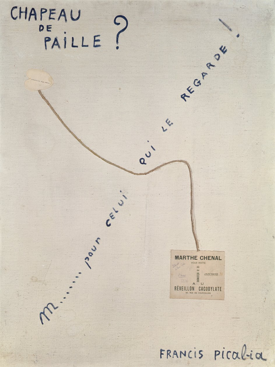 Chapéu de palha de Francis Picabia
