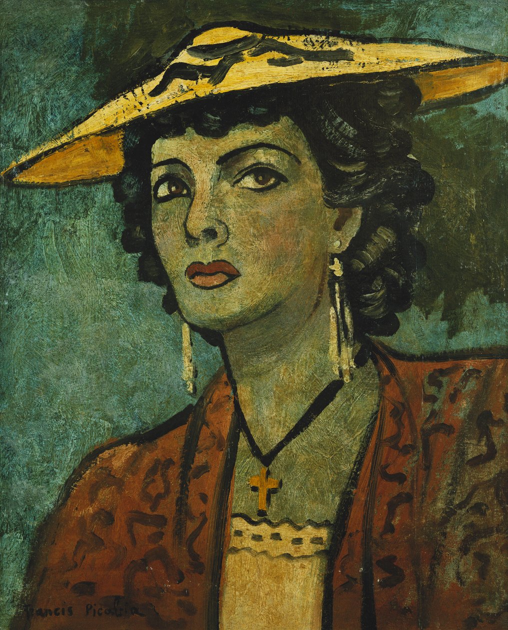 O chapéu amarelo; Le Chapeau Jaune de Francis Picabia