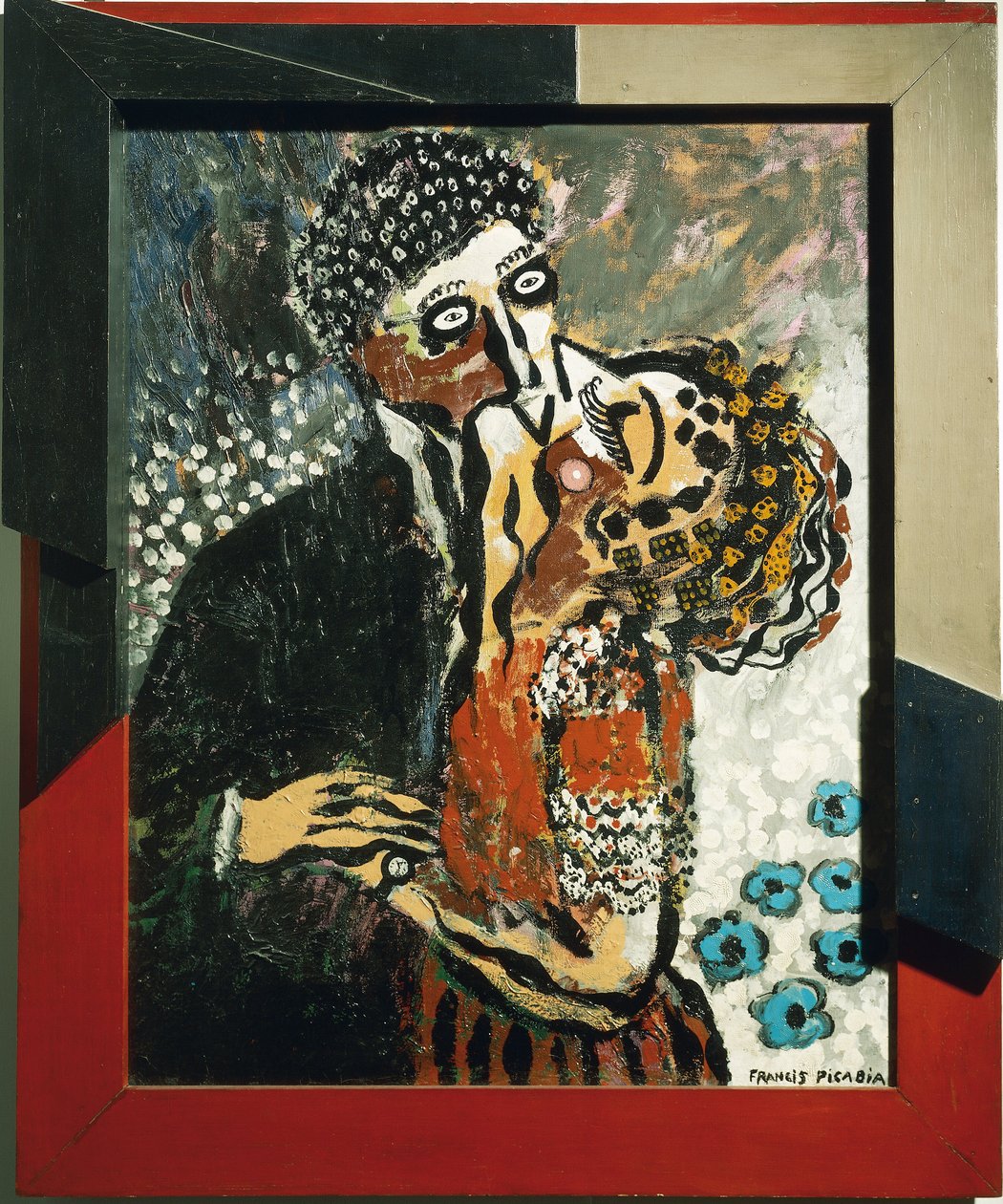 O beijo (The kiss) Pintura de Francis Picabia (1879-1953) 1924 Dim 92x73,8 cm Turim Galleria Arte Moderna de Francis Picabia