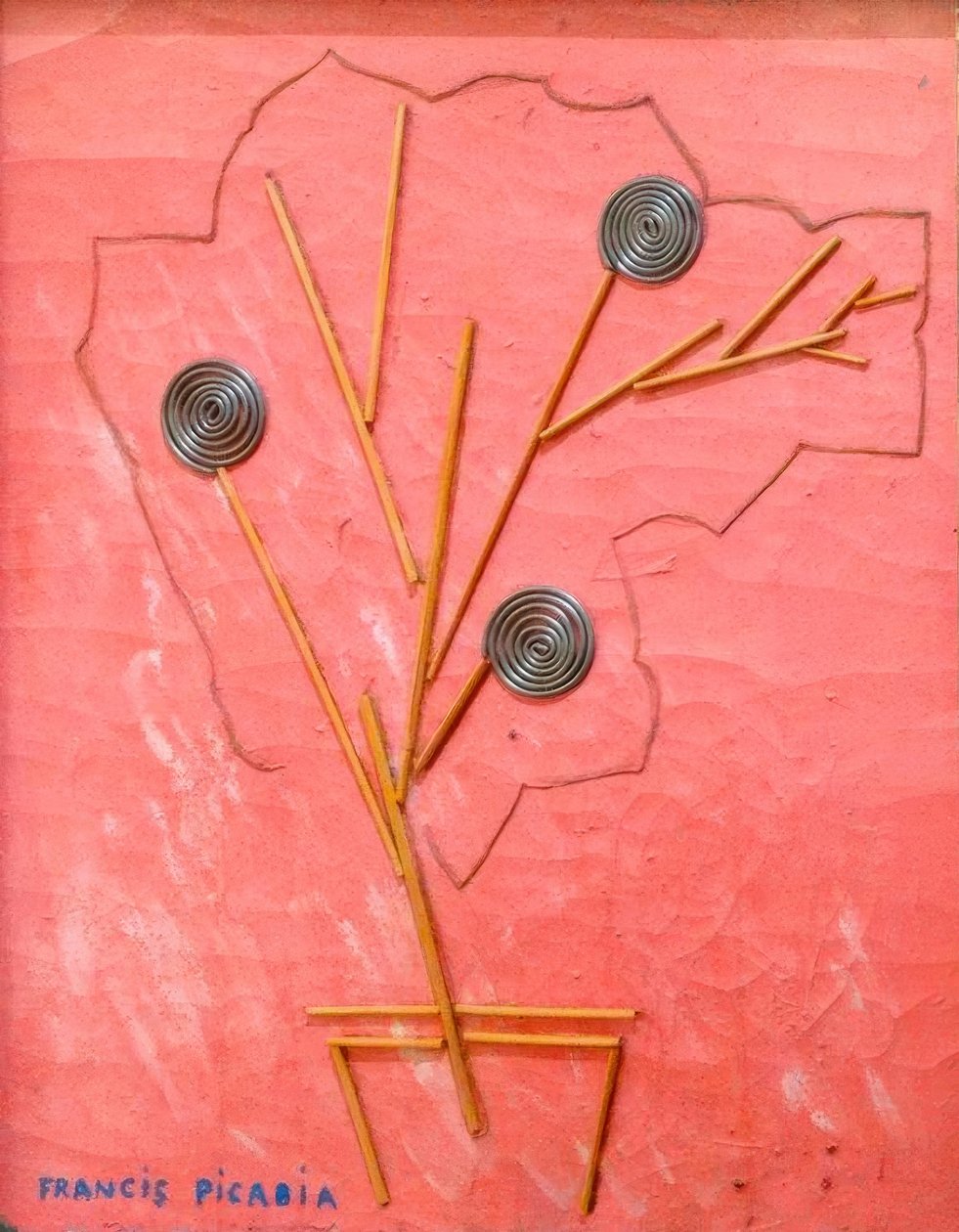 Vaso de flores de Francis Picabia