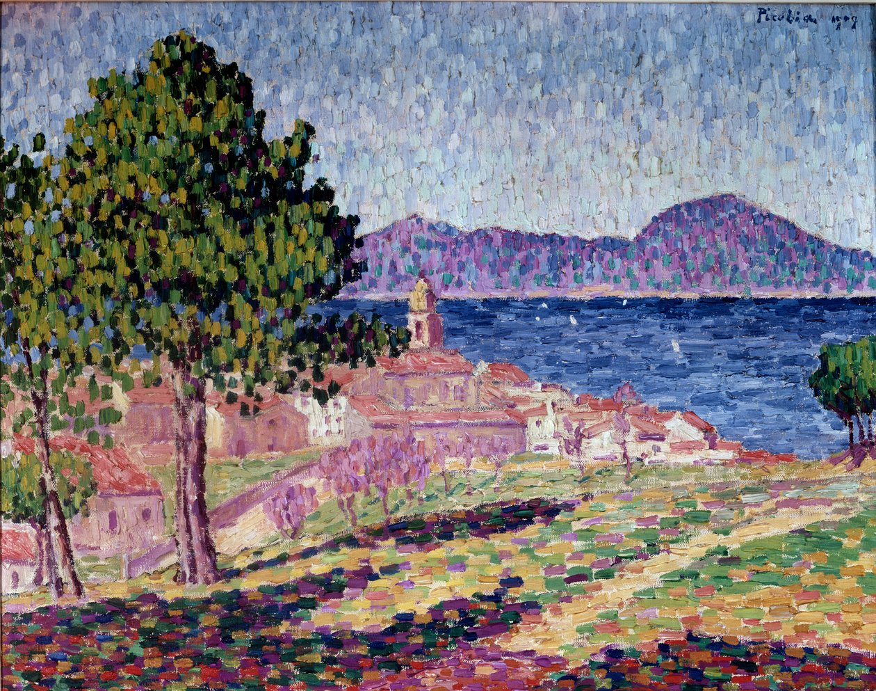 Vista de Saint Tropez, a Cidadela de Francis Picabia