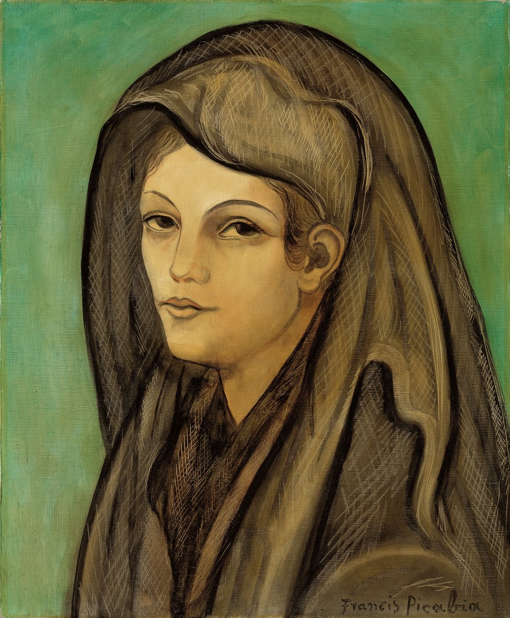 Woman in a Mantilla; Femme a la mantille de Francis Picabia
