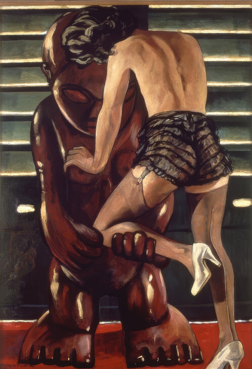 Mulher com ídolo de Francis Picabia