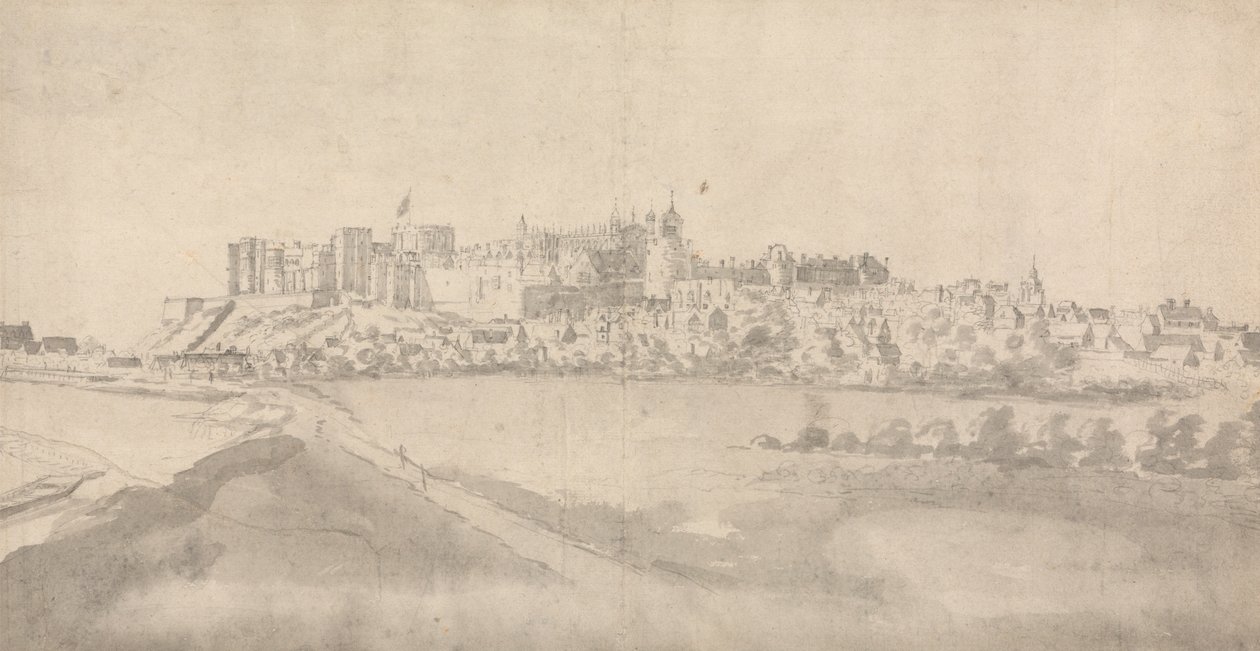 Vista do Castelo de Windsor de Francis Place