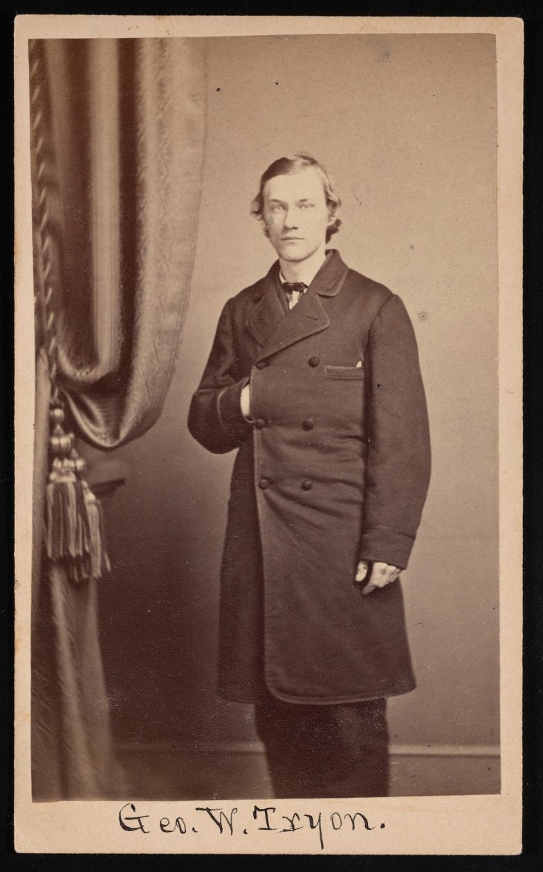 Retrato de George Washington Tryon 1838-1888, por volta de 1860. de Francis S Keeler