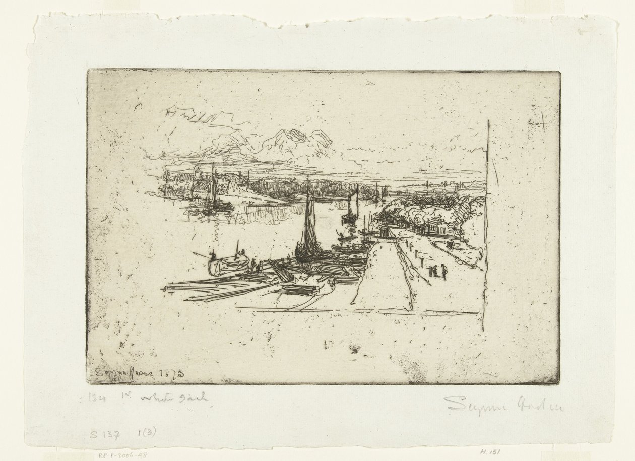 O rio Amstel do hotel Amstel
O Amstel I de Francis Seymour Haden (Sir) (signed by artist)