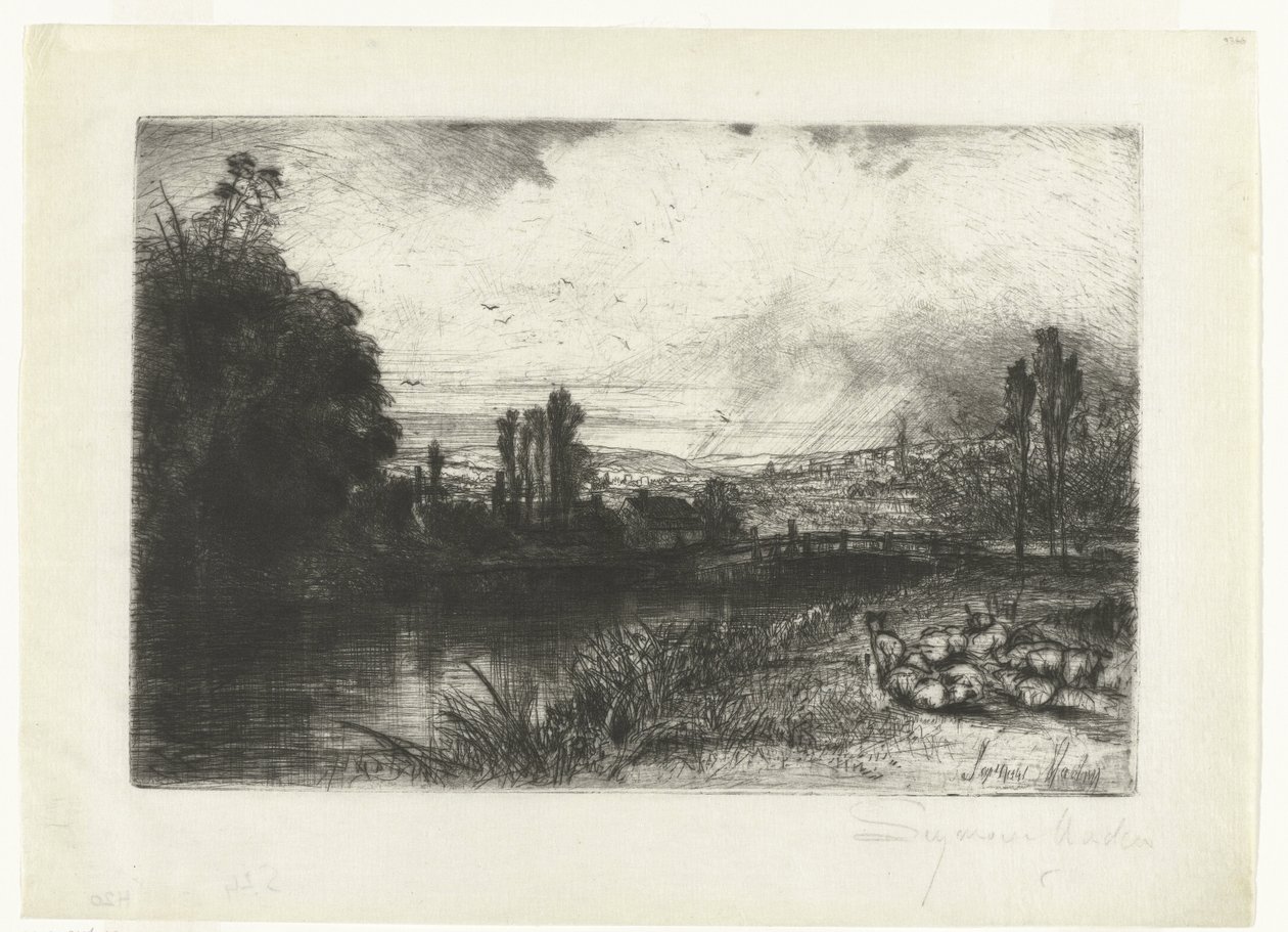 River the Test
Sobre o Teste de Francis Seymour Haden (Sir) (signed by artist)