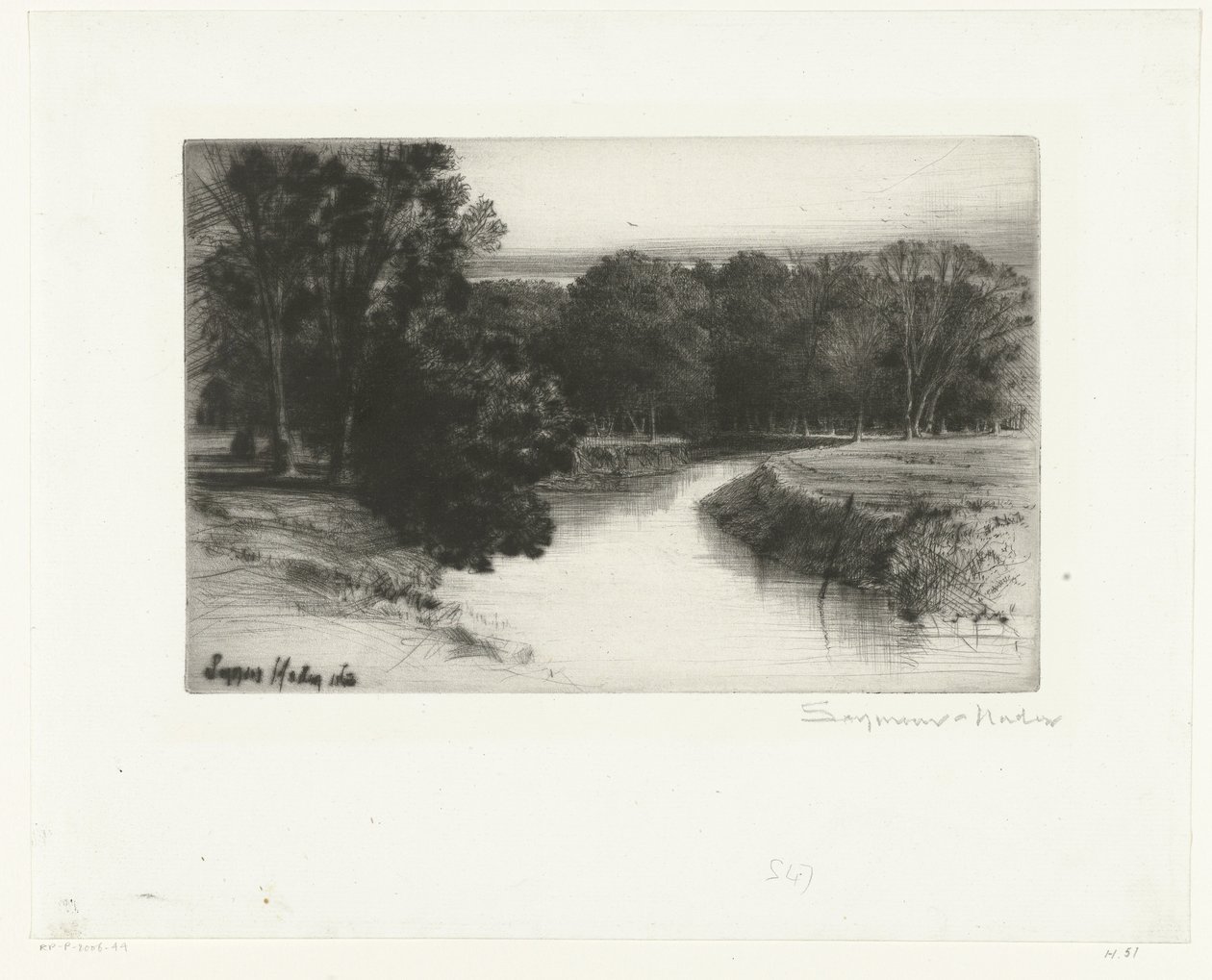 Pôr do sol na Irlanda Um pôr do sol na Irlanda de Francis Seymour Haden (Sir) (signed by artist)
