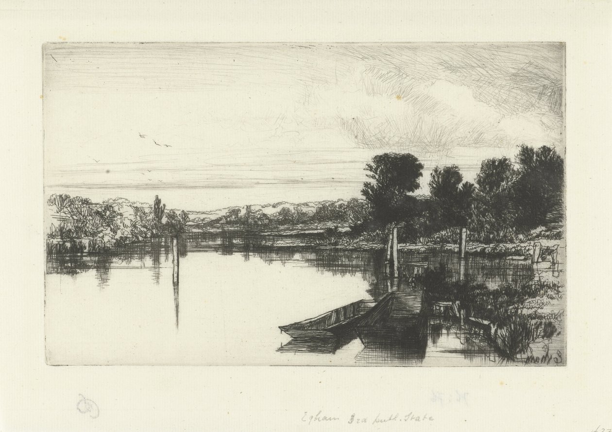 Egham de Francis Seymour Haden (Sir)