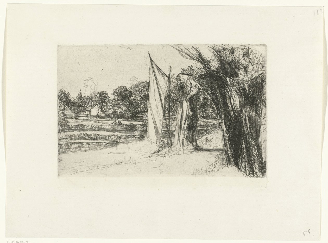 Ditton de Tâmisa
Thames Ditton - com uma vela de Francis Seymour Haden (Sir)