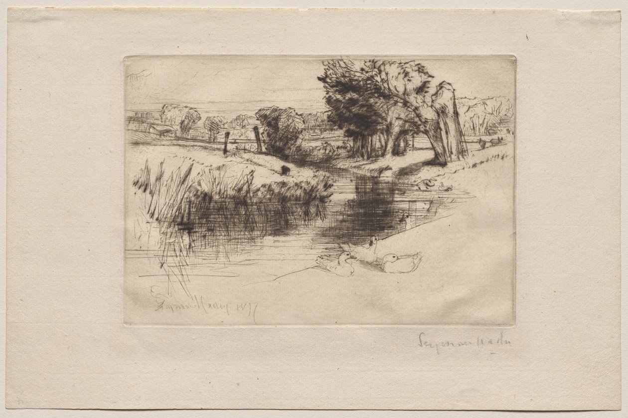 Um remanso de Francis Seymour Haden