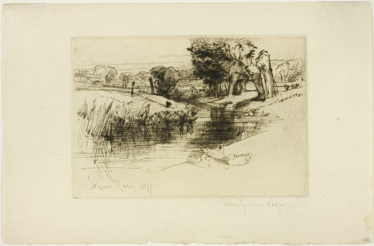 Um remanso de Francis Seymour Haden