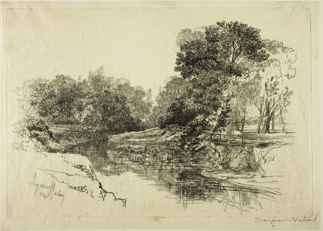 Um rio na Irlanda de Francis Seymour Haden