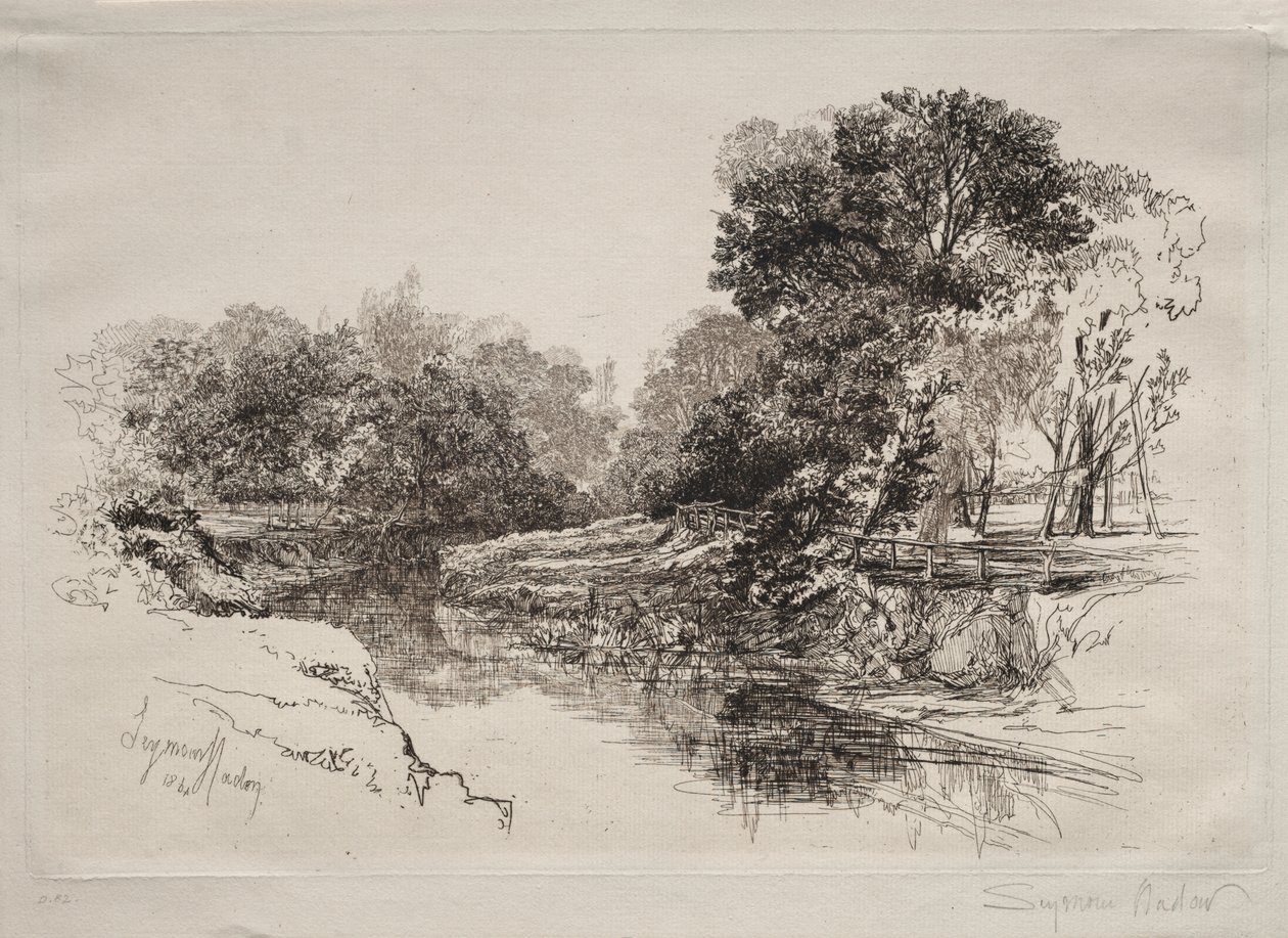 Um rio na Irlanda de Francis Seymour Haden