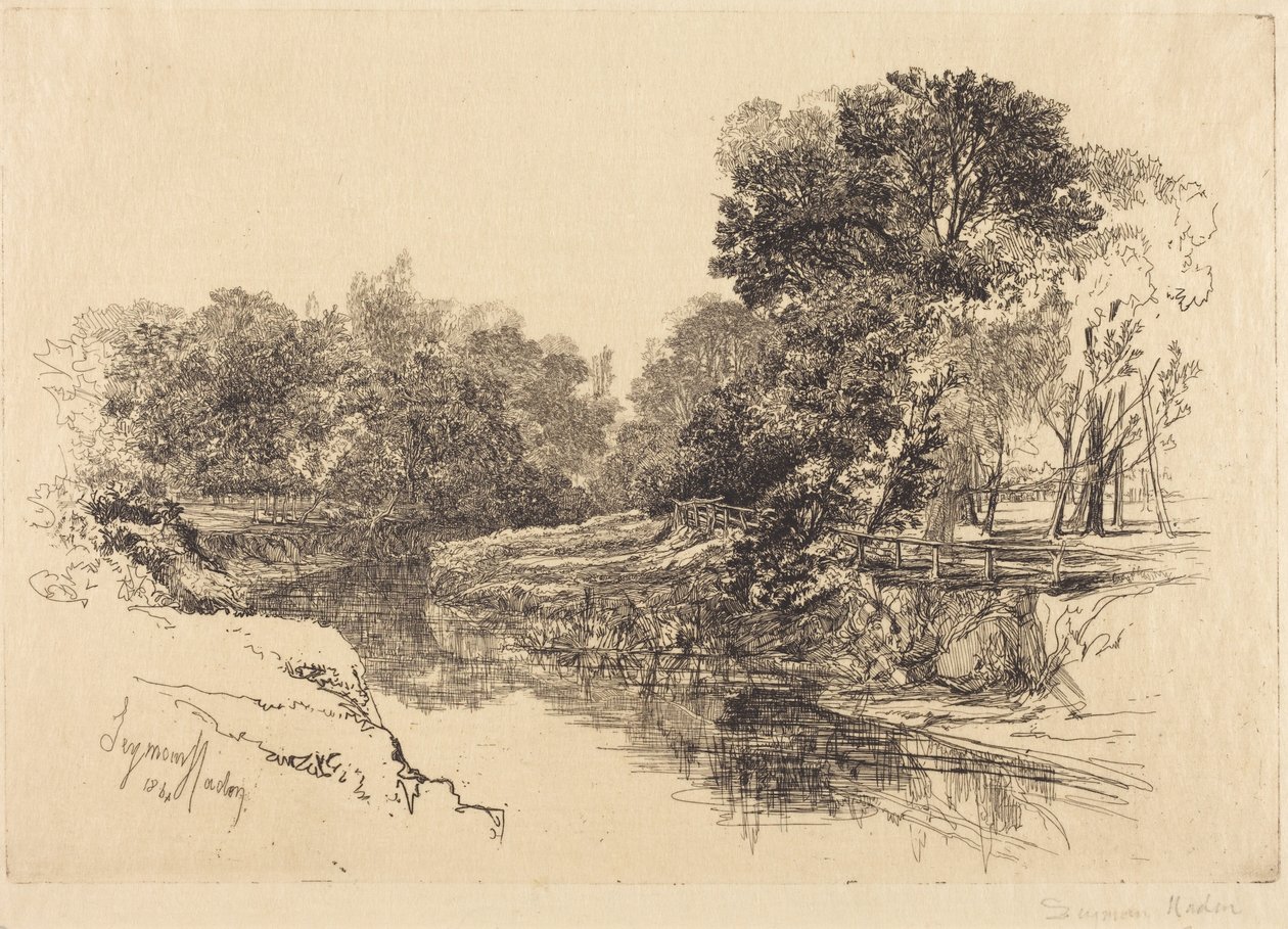 Um rio na Irlanda de Francis Seymour Haden