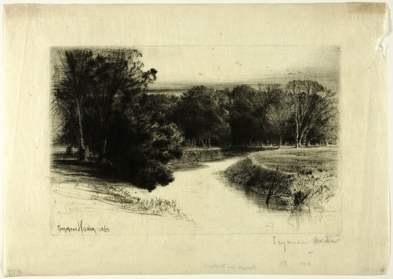 Um pôr do sol na Irlanda de Francis Seymour Haden