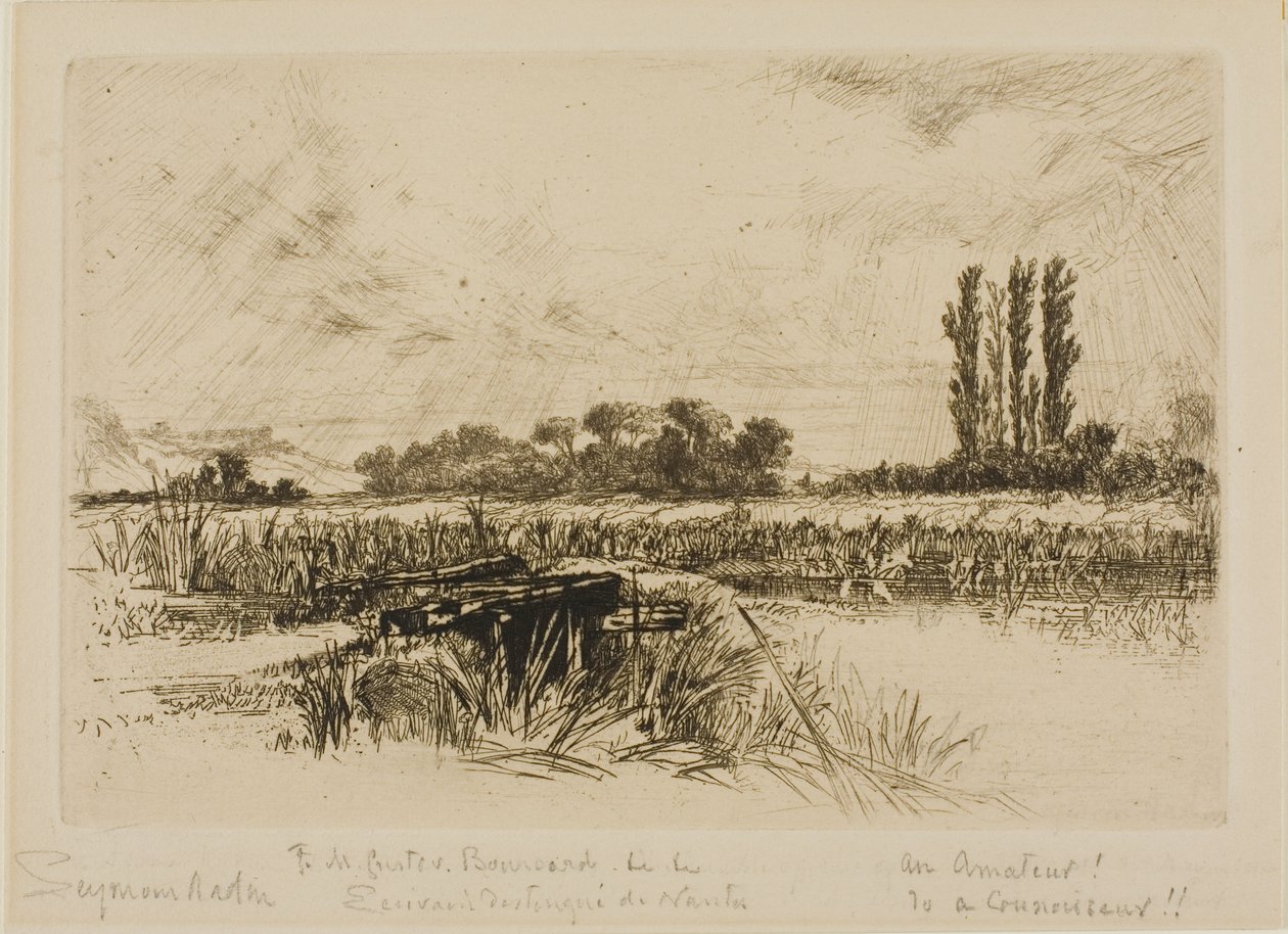 Um Prado de Água de Francis Seymour Haden