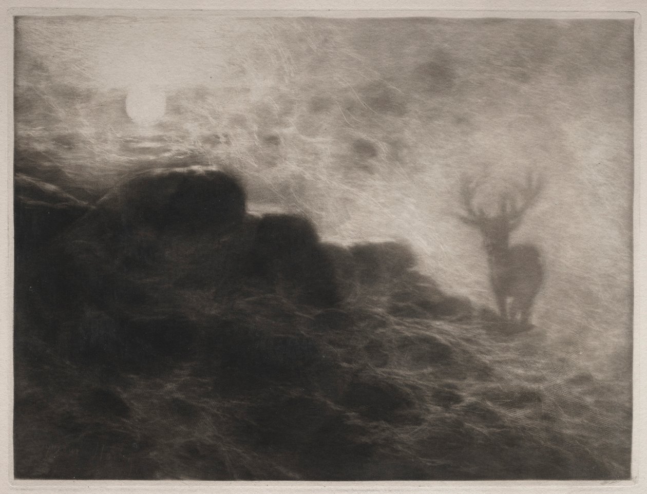 Um Levantador Precoce, 1897. de Francis Seymour Haden