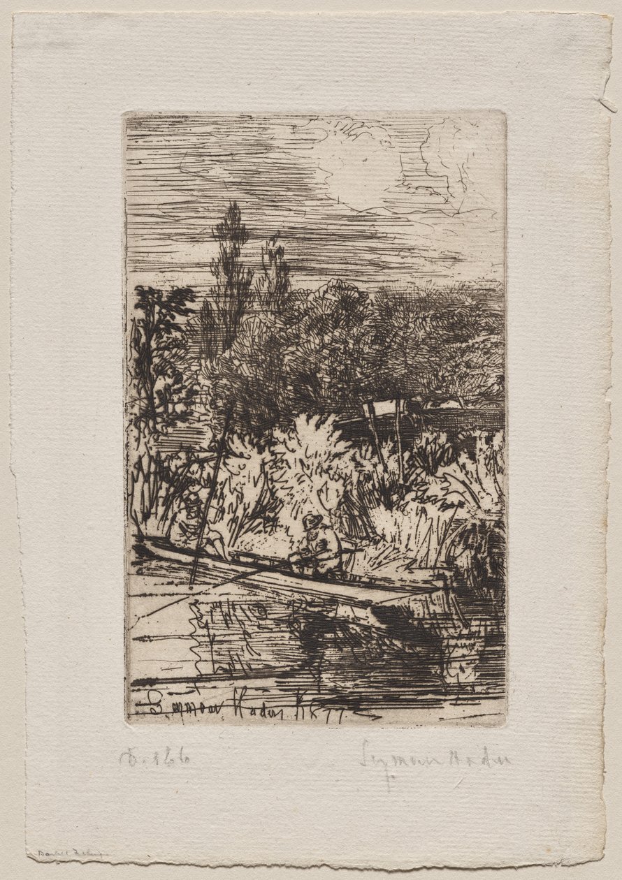 Pesca de Barbos de Francis Seymour Haden