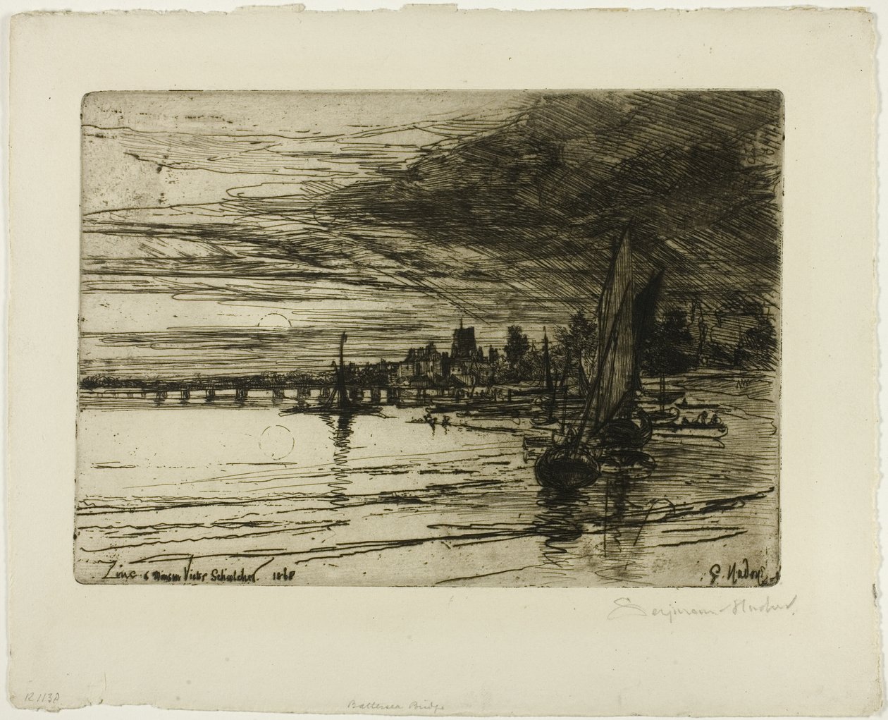 Ponte Battersea de Francis Seymour Haden