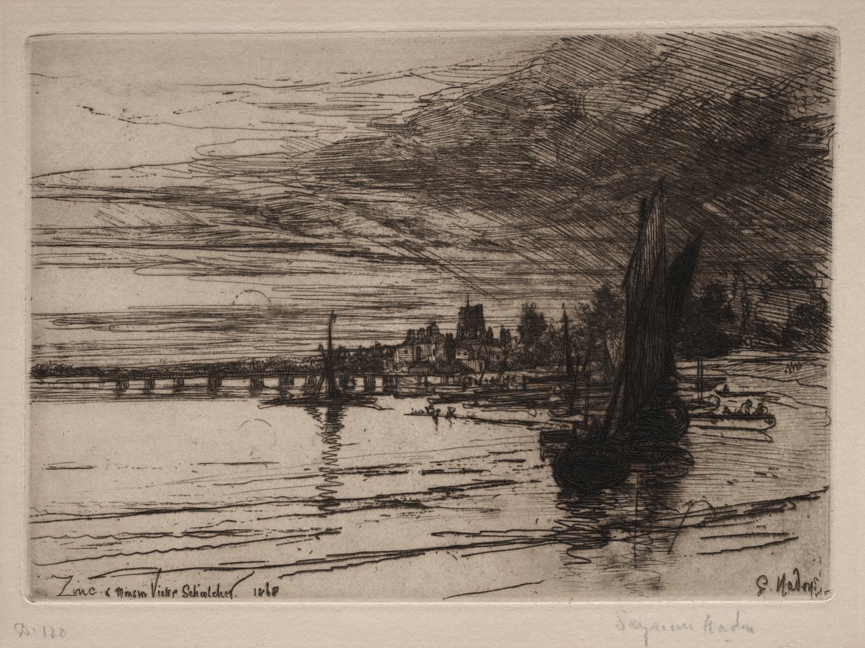 Ponte Battersea de Francis Seymour Haden