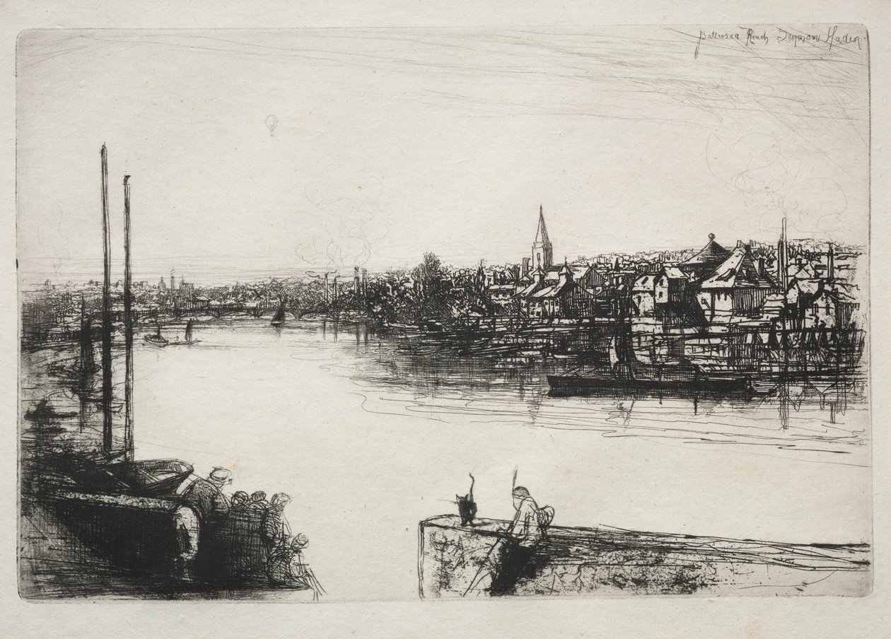 Alcance de Battersea de Francis Seymour Haden