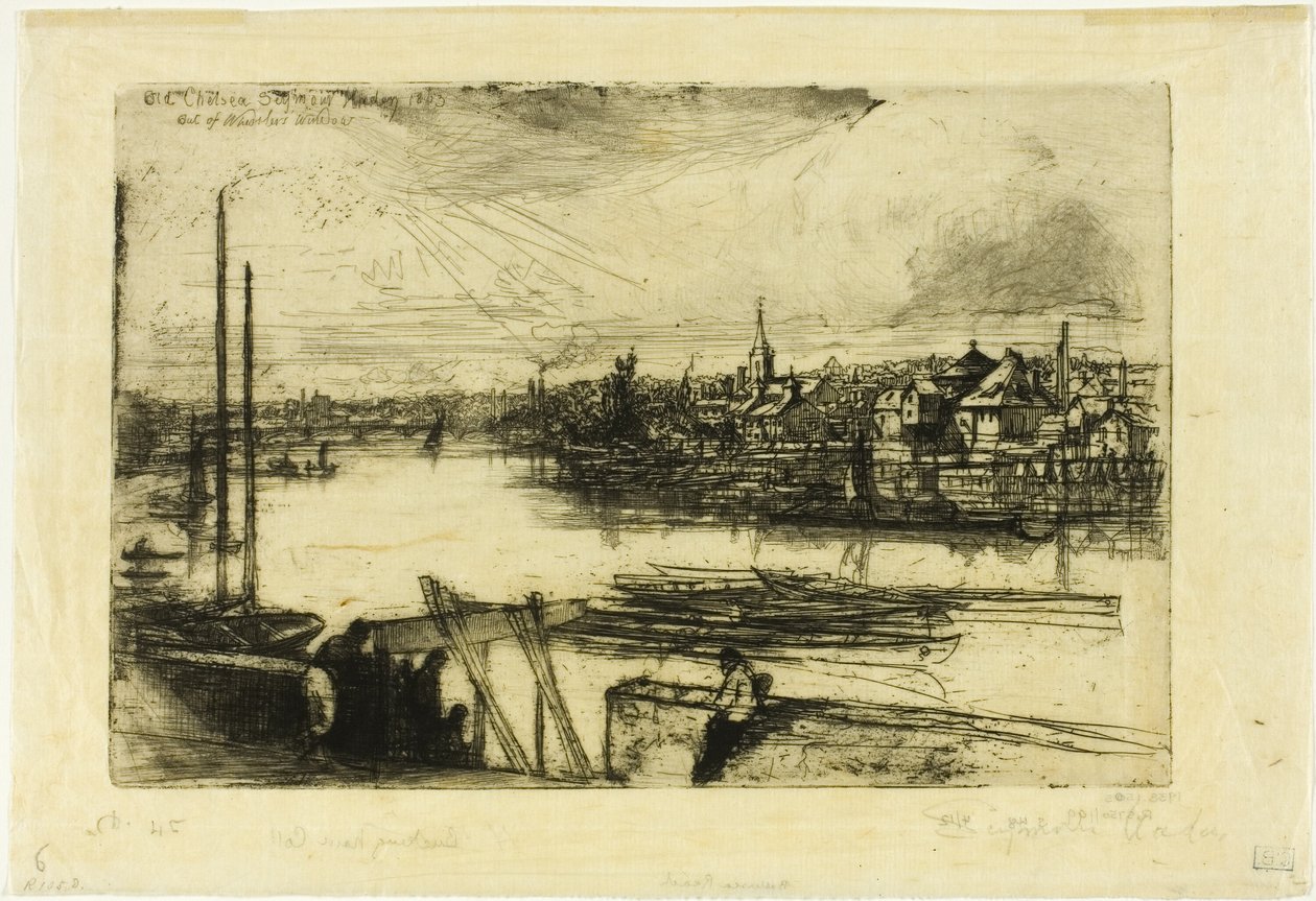 Alcance de Battersea de Francis Seymour Haden