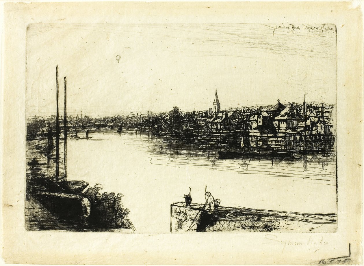 Alcance de Battersea de Francis Seymour Haden