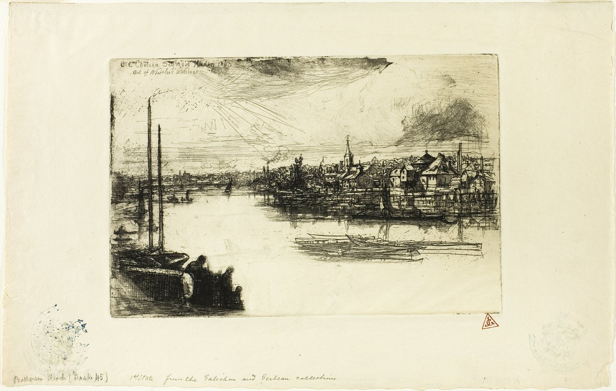 Alcance de Battersea de Francis Seymour Haden