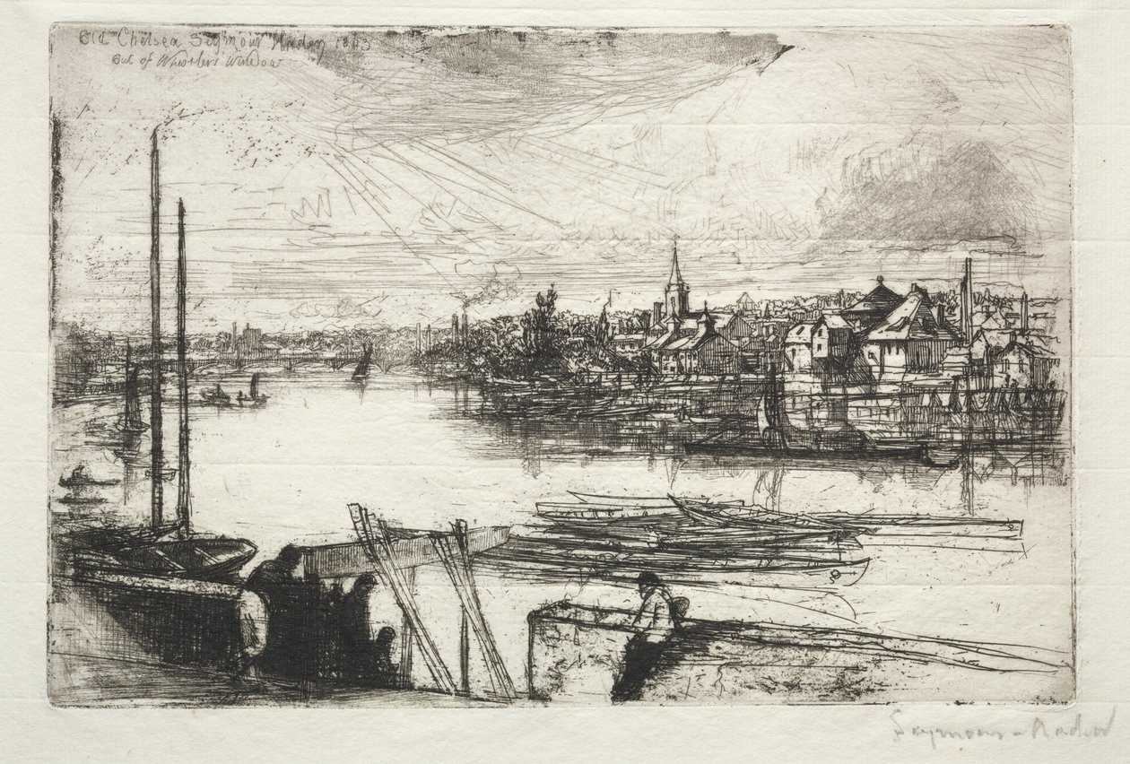 Alcance de Battersea de Francis Seymour Haden