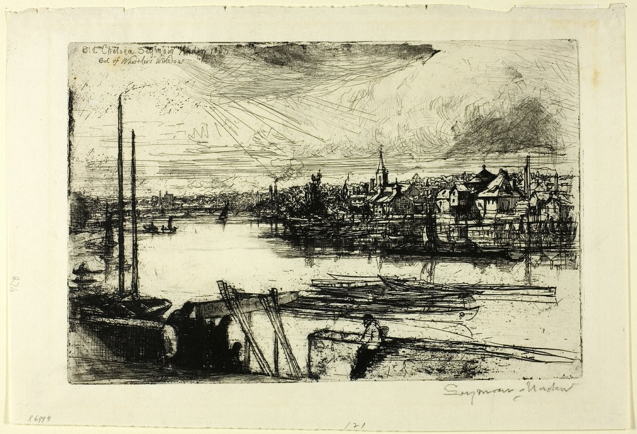 Alcance de Battersea de Francis Seymour Haden