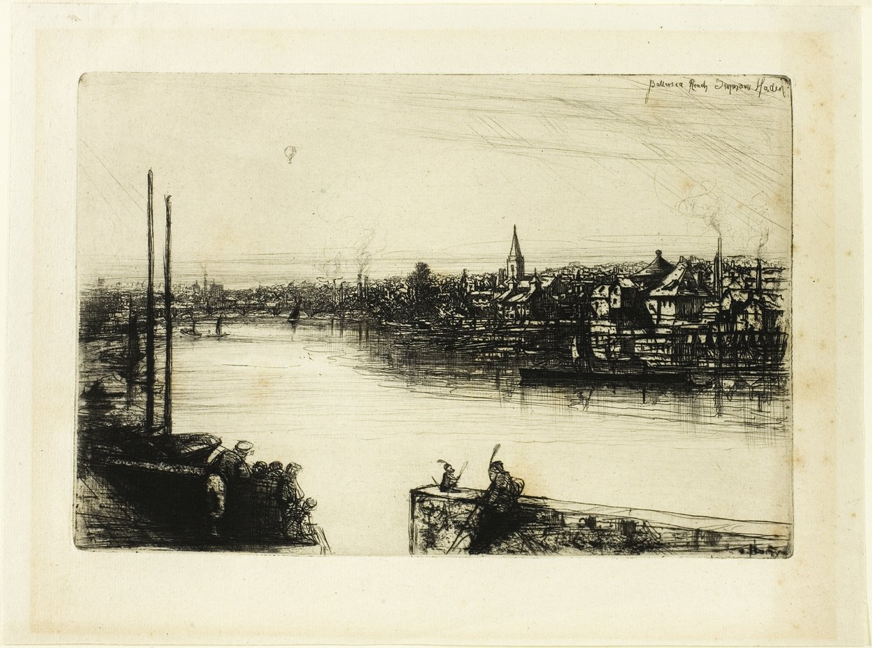 Alcance de Battersea de Francis Seymour Haden
