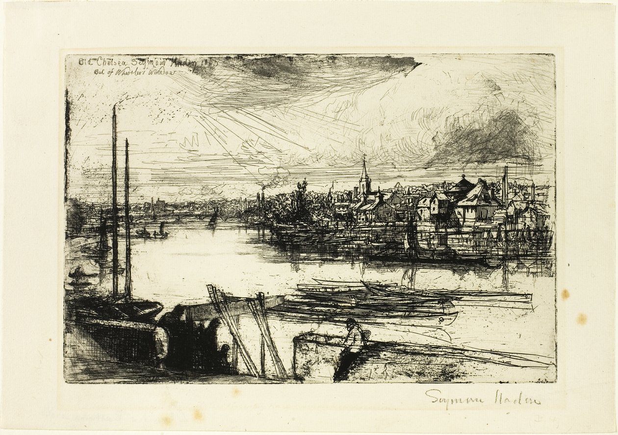 Alcance de Battersea de Francis Seymour Haden