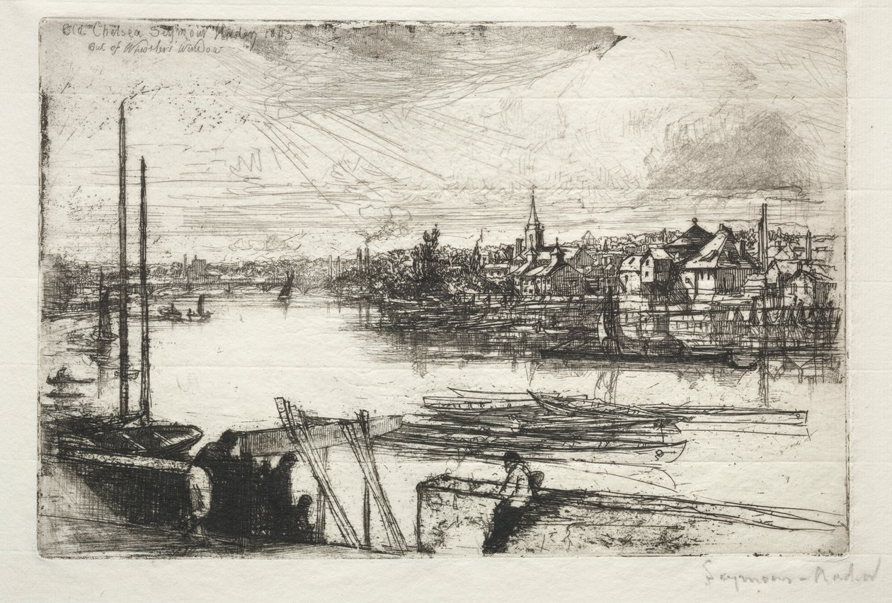 Alcance de Battersea, 1843. de Francis Seymour Haden