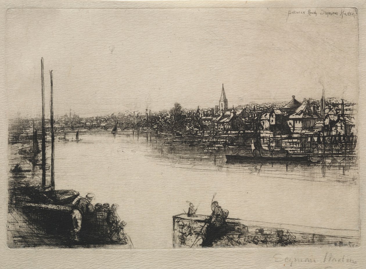 Alcance de Battersea, 1843. de Francis Seymour Haden