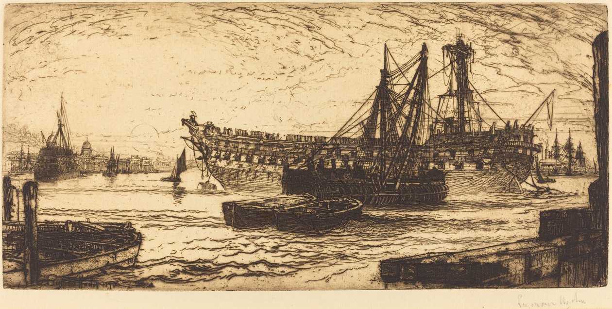 Rompimento do Agamenon de Francis Seymour Haden