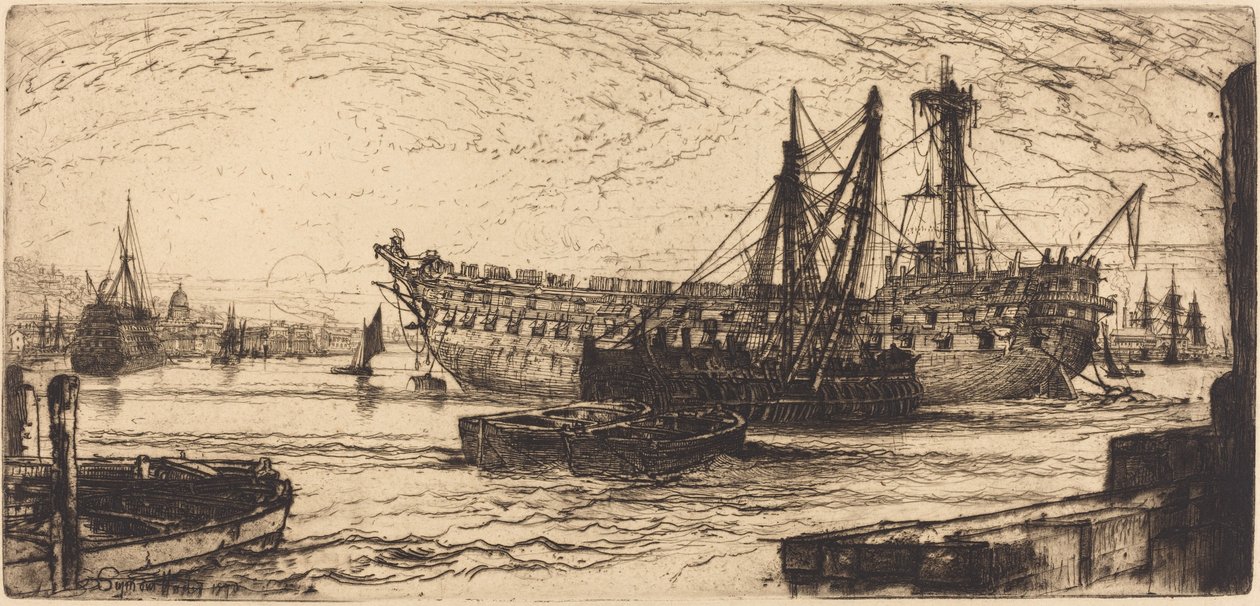 Rompimento do Agamenon de Francis Seymour Haden