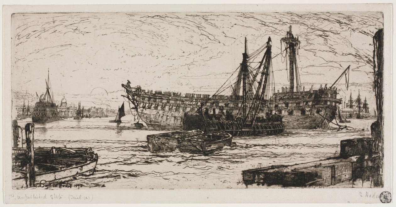 Rompimento do Agamenon de Francis Seymour Haden