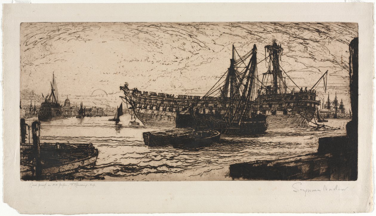 Rompimento do Agamenon de Francis Seymour Haden