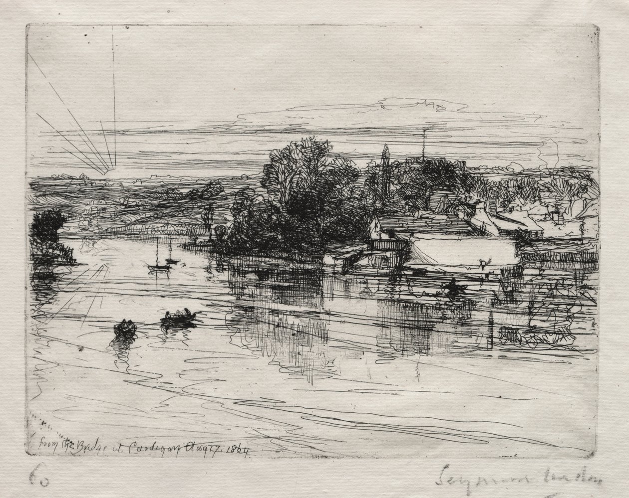 Ponte de Cardigan de Francis Seymour Haden