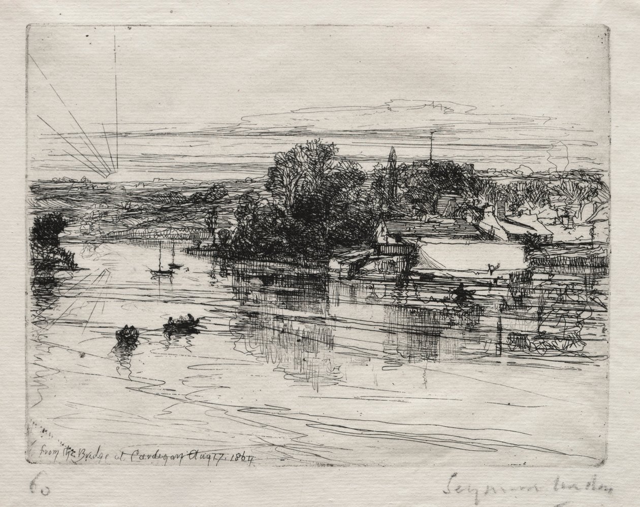 Ponte Cardigan. de Francis Seymour Haden